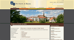 Desktop Screenshot of herxheim.de
